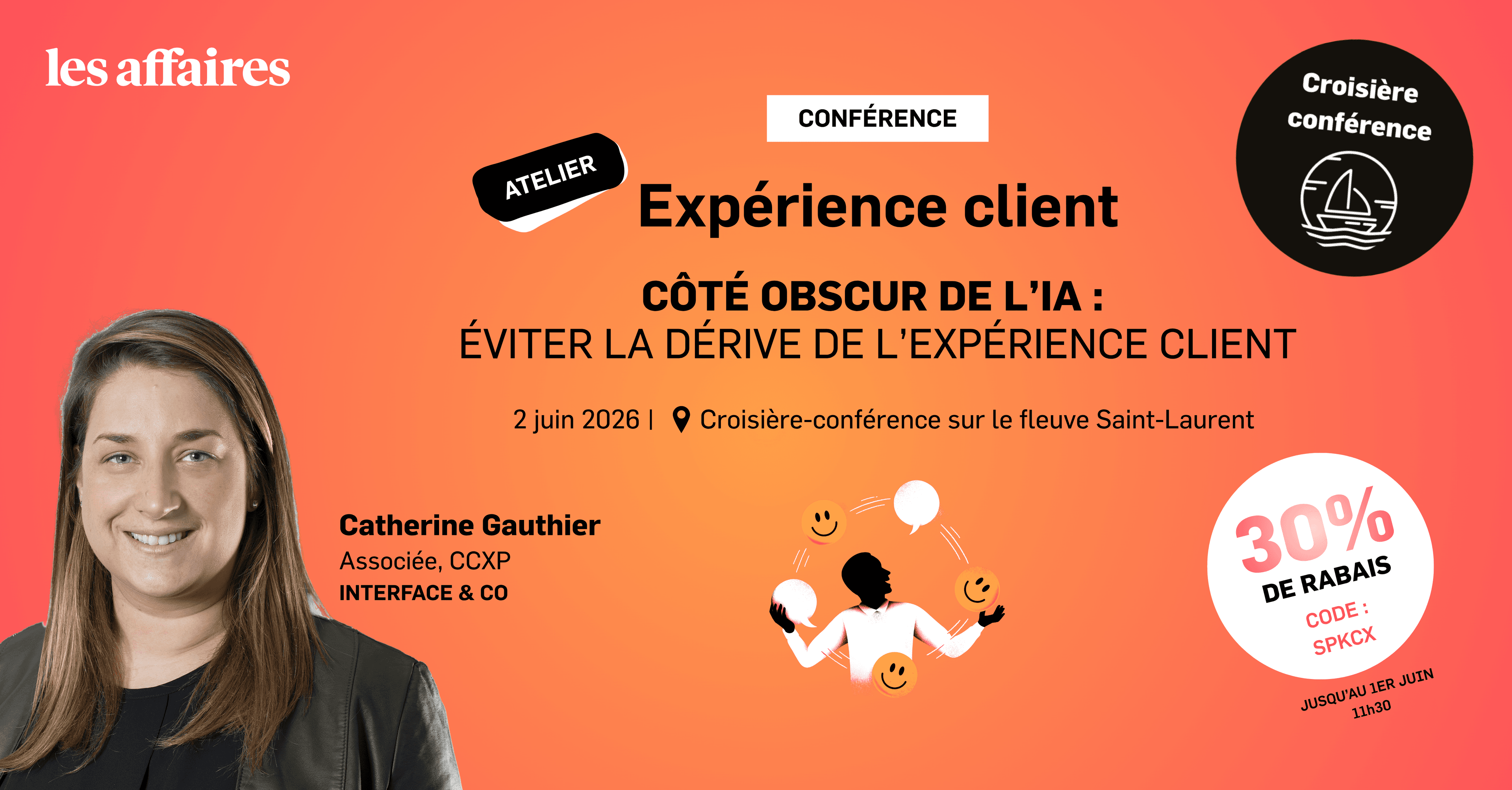 Conférence Expérience Client - Les Affaires